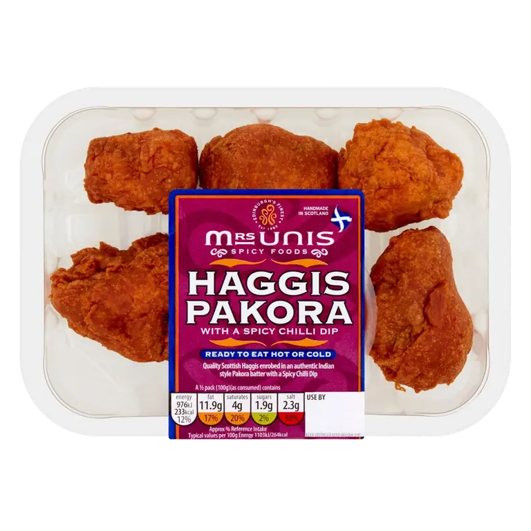 Haggis Pakora with A Spicy Chilli Dip