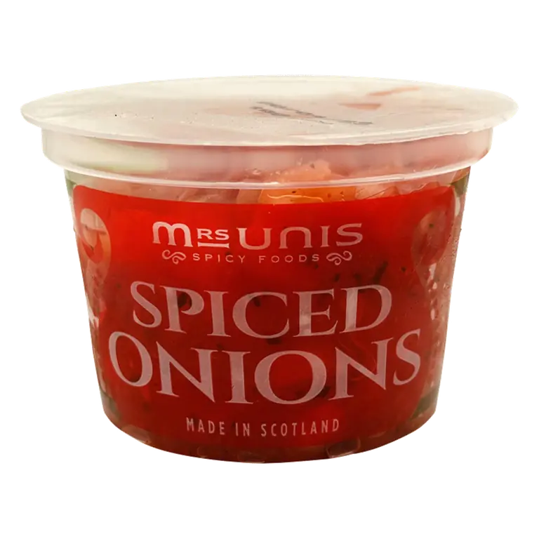 Mrs Unis Spicy Foods Spiced Onions 200g