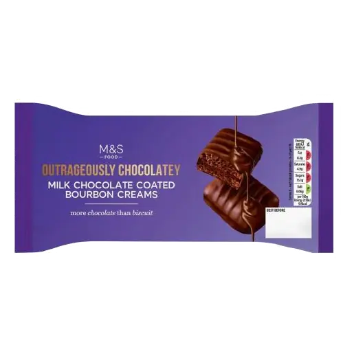 Outrageously Chocolatey Milk Chocolate Coated Bourbon Creams