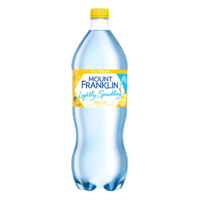 Mount Franklin Lightly Sparkling Water Lemon Bottle