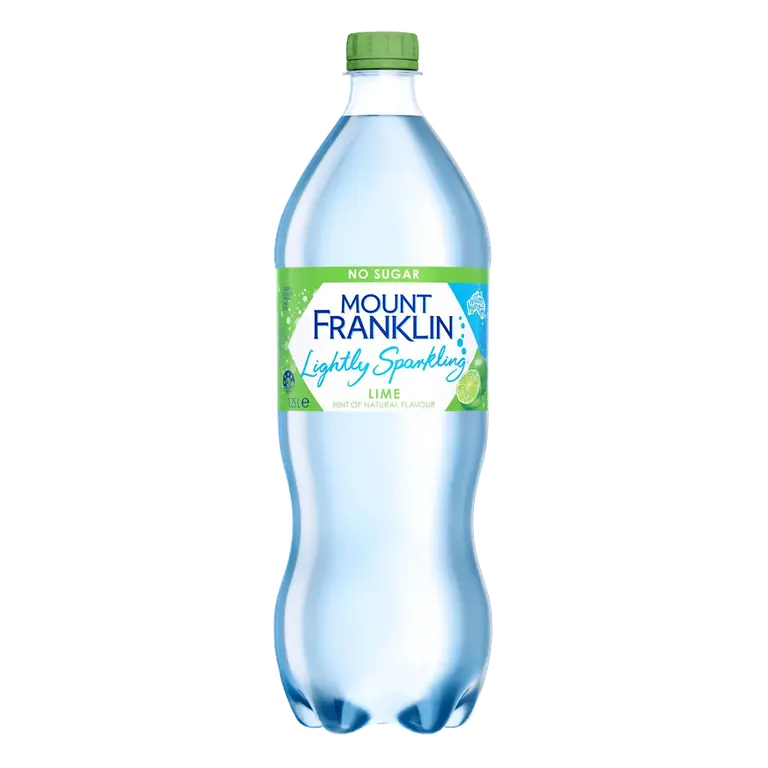 Mount Franklin Lightly Sparkling Water Lime Bottle