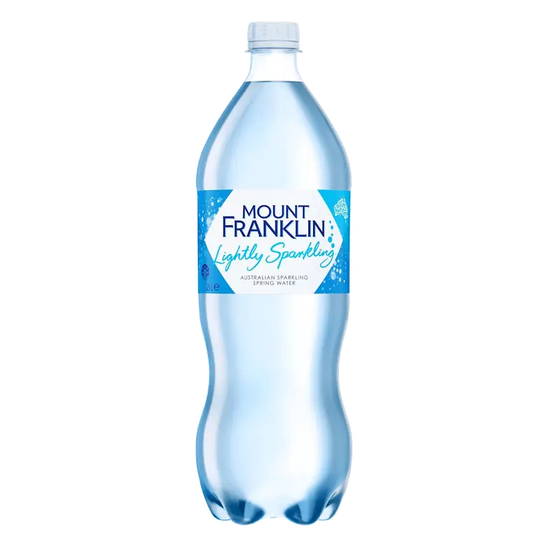 Mount Franklin Lightly Sparkling Water Natural Bottle