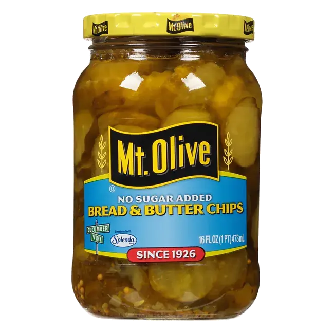 No Sugar Added Bread & Butter Pickle Chips