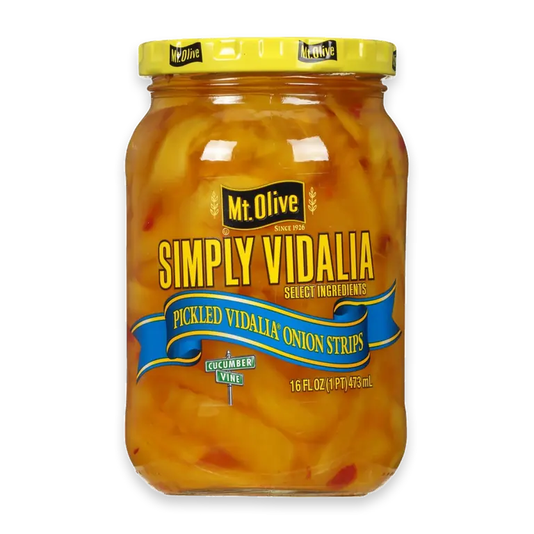 Simply Pickled Vidalia Onion Strips