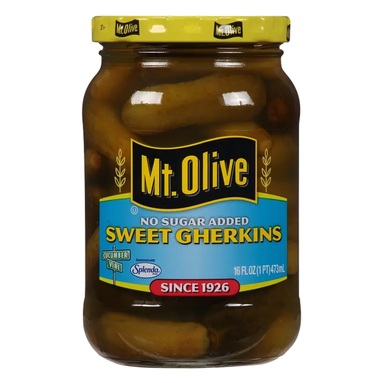 Sweet No Sugar Added Gherkins
