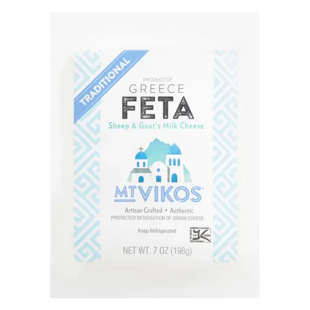 Mt Vikos Feta Sheep & Goat's Milk Cheese