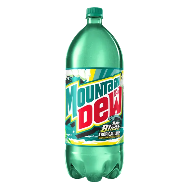 Mountain Dew Baja Blast Soda