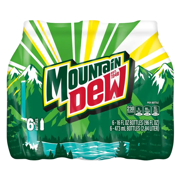 Mountain Dew Original Soda - 6 pk