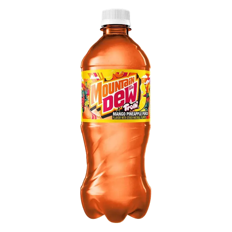 Mountain Dew Trolli Mango Pineapple, 20 fl oz Bottle