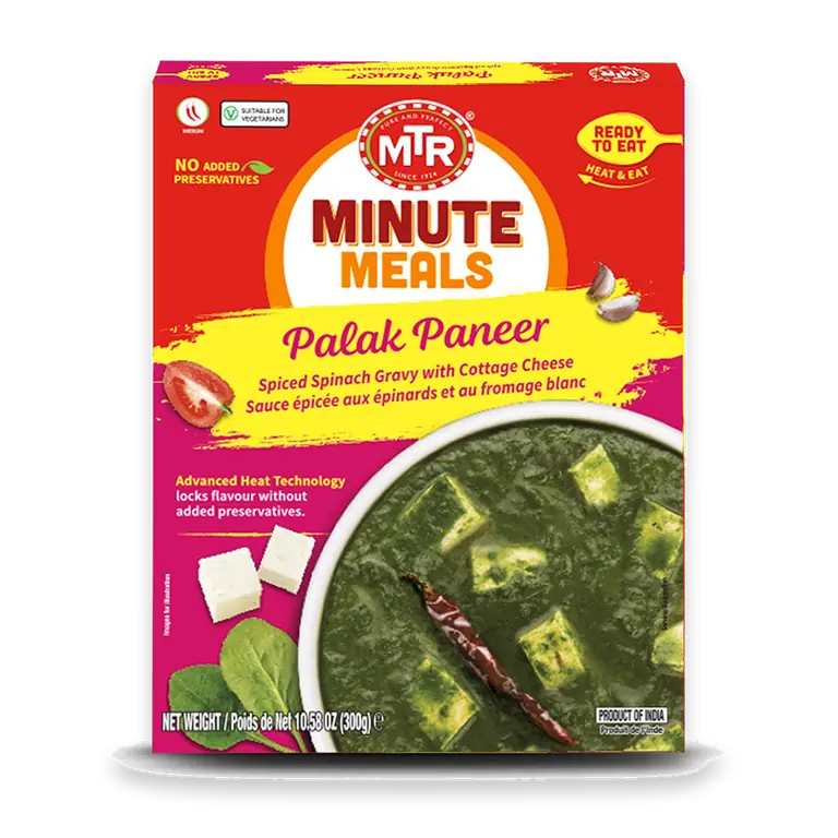 Minute Meals Palak Paneer