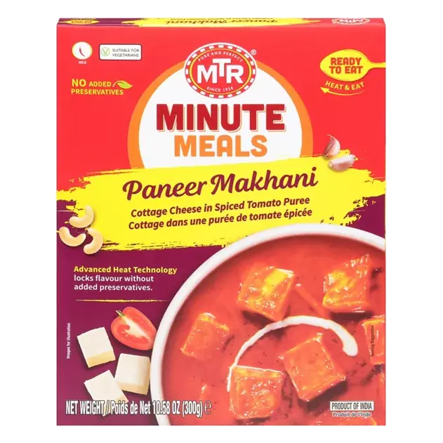 Paneer Makhani, Minute Meals