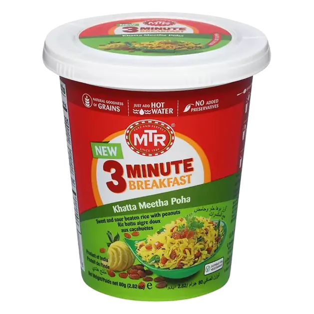 Poha, Khatta Meetha, 3 Minute Breakfast