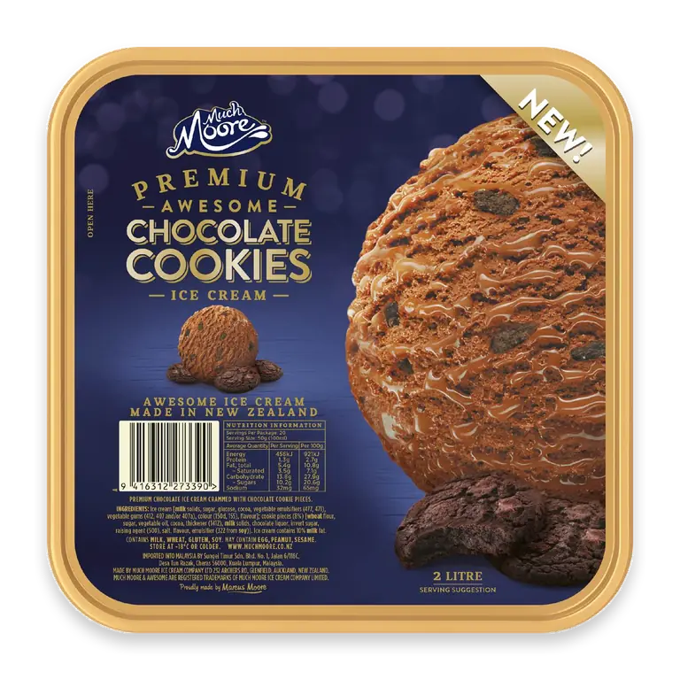 Awesome Chocolate Cookies Ice Cream Tub