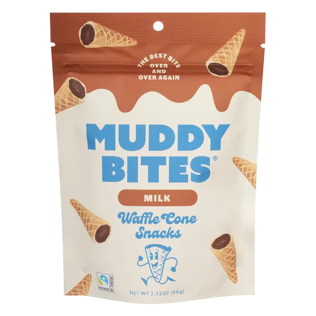 Milk Chocolate Waffle Cone Snacks