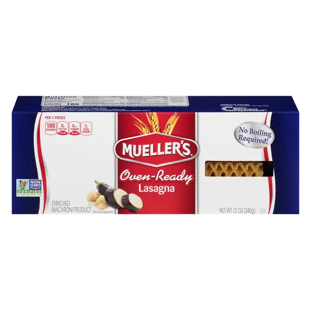 Oven Ready No Boil Lasagna Pasta