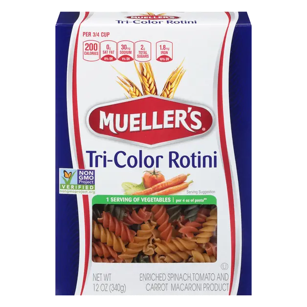 Tri-Color Rotini Pasta