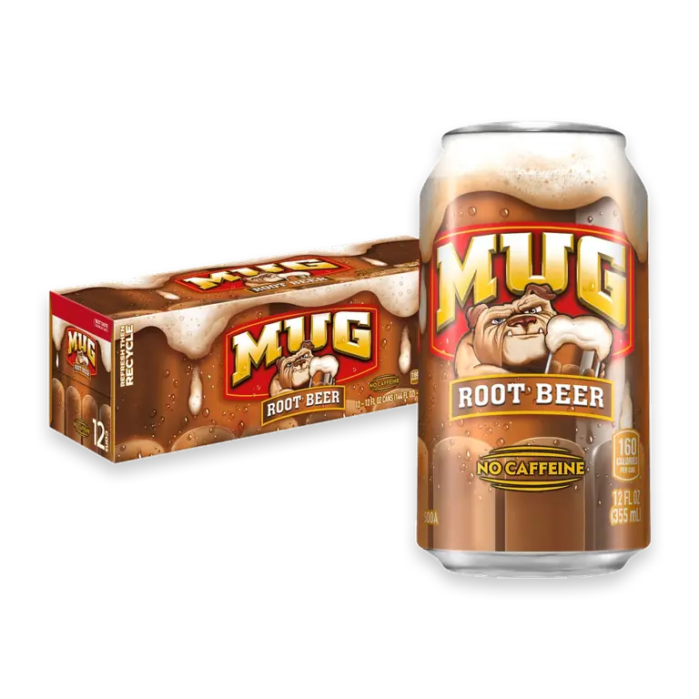 Root Beer Caffeine Free Soda Cans