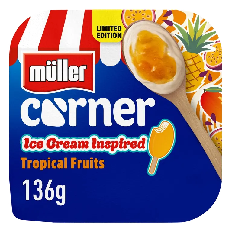 Corner Limited Edition Ice Cream Inspired Tropical Fruits 136g