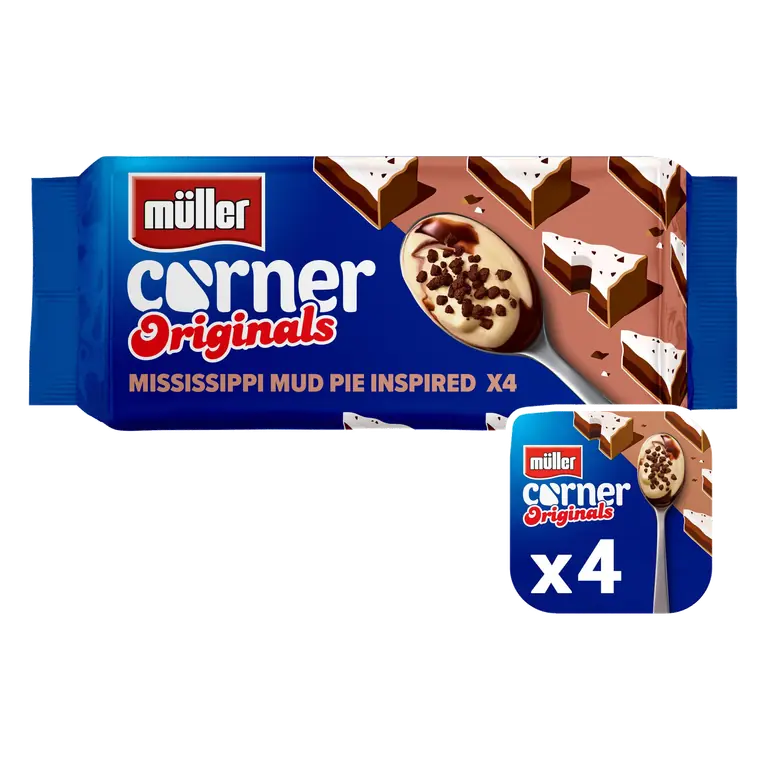 Müller Corner Originals Mississippi Mud Pie Inspired 4 x 124g (496g)