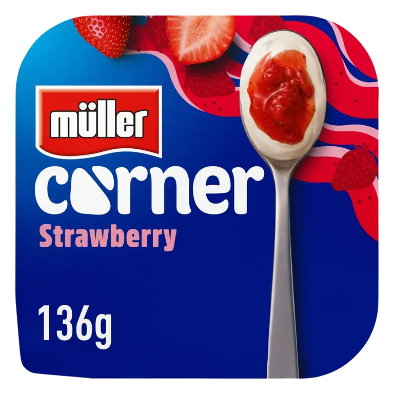 Corner Strawberry Yogurt 136g