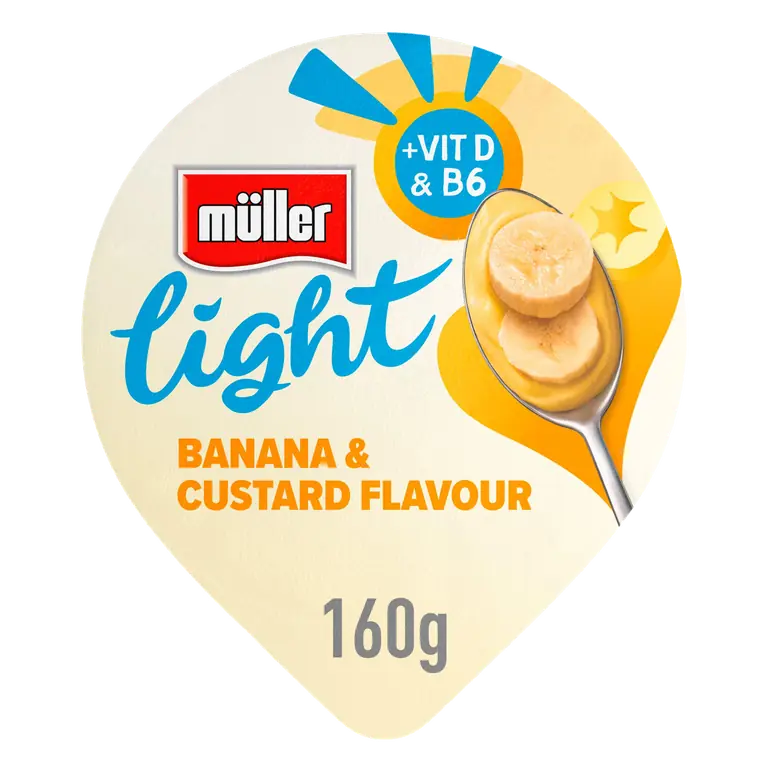 Müller Light Banana & Custard Flavour 160g