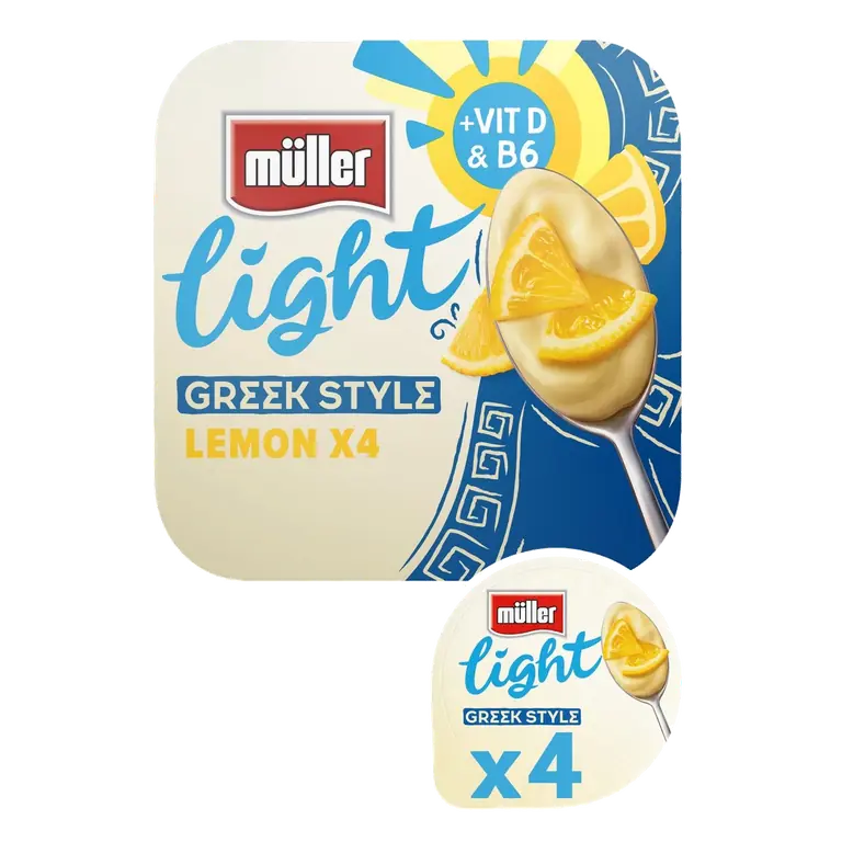 Light Greek Style Lemon Yogurt