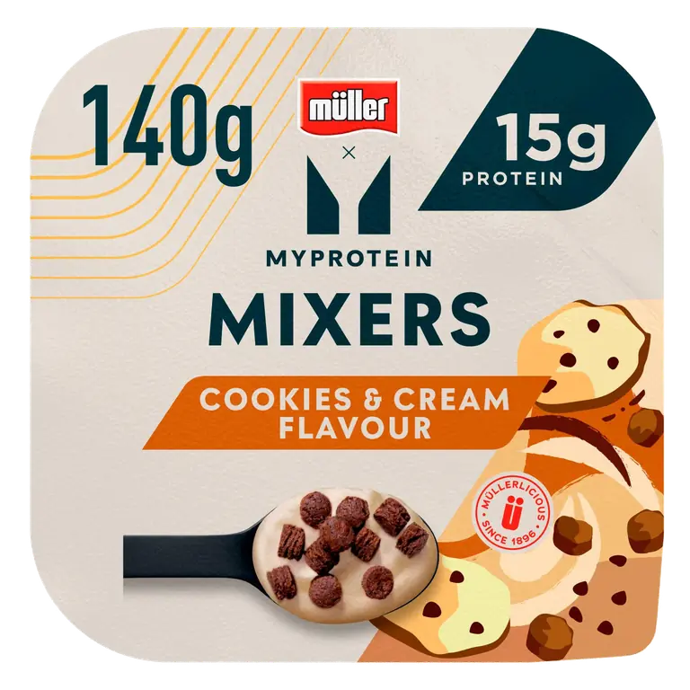 Müller Myprotein Cookies & Cream Flavour Mixers 140g