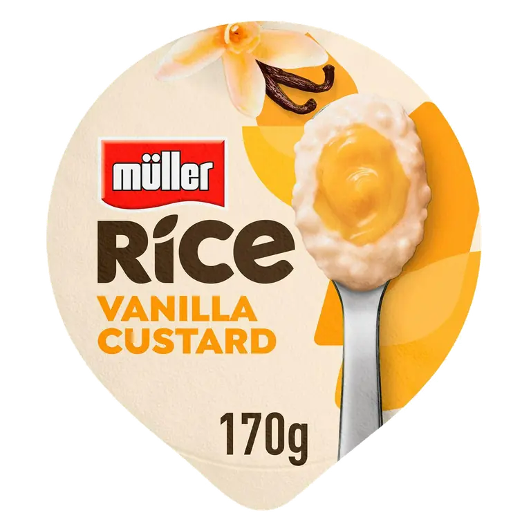 Rice Vanilla Custard Low Fat Pudding Dessert 170g