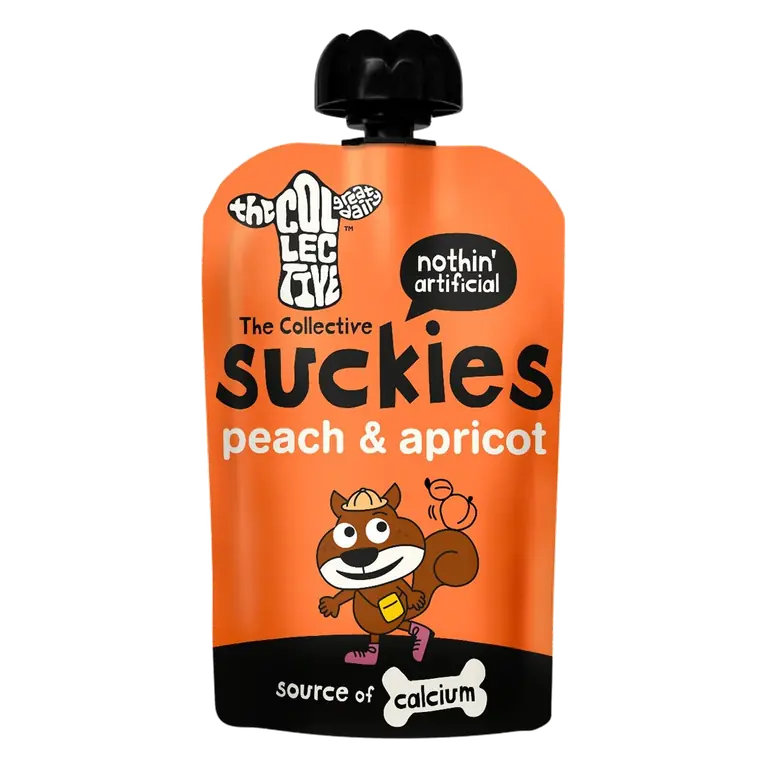 The Collective Peach & Apricot Suckies Yogurt Pouch