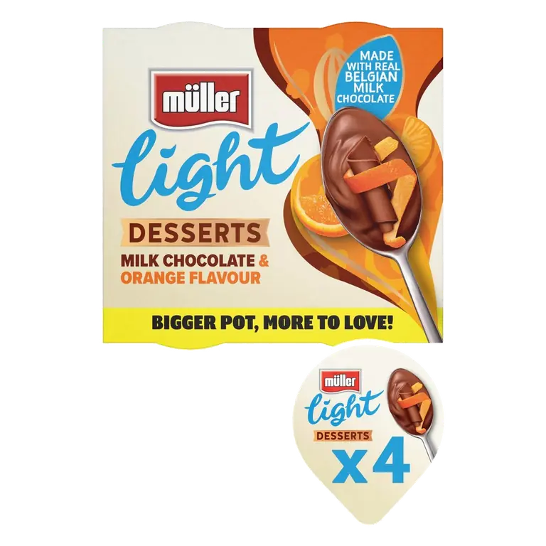 t Milk Chocolate and Orange Dessert 4x90g