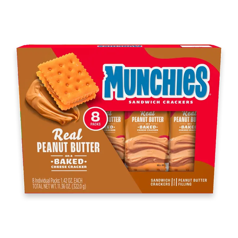 Baked Peanut Butter Sandwich Crackers