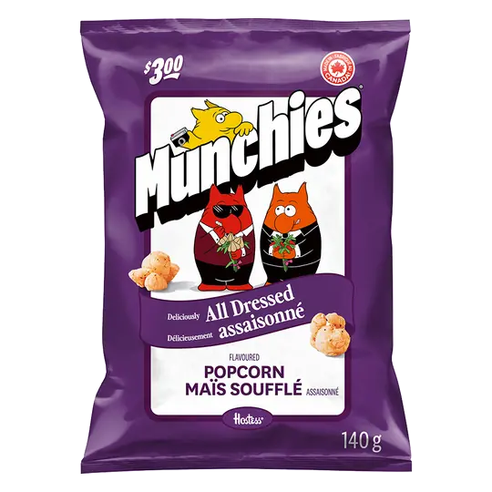 Popcorn Deliciously All Dressed Flavoured 140 g