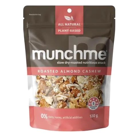Nutritious Snack Roasted Almond Cashew