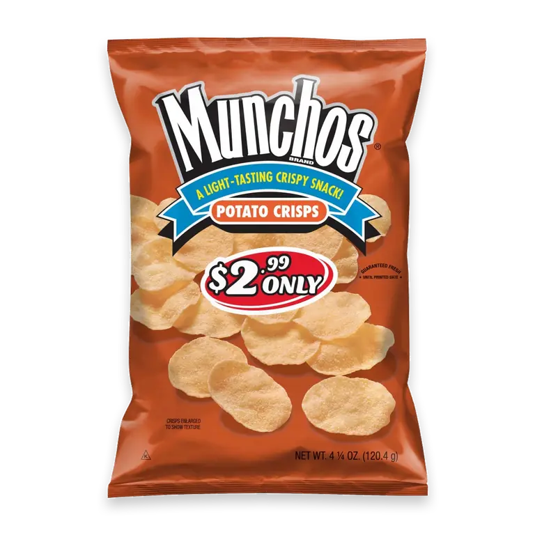 Light Tasting Potato Crisps