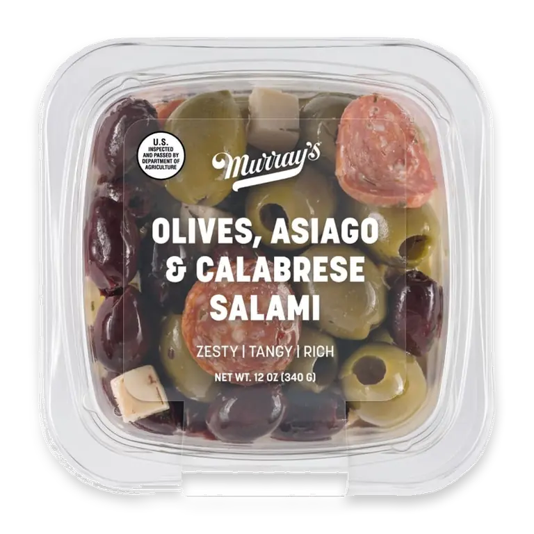 Olives Asiago & Calabrese Salami