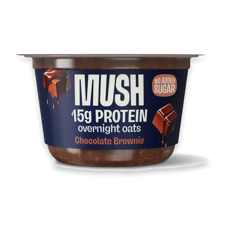 Chocolate Brownie Protein Overnight Oats