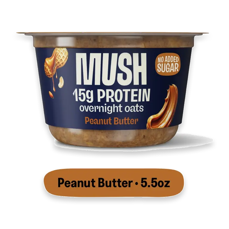 Protein Peanut Butter Overnight Oats Cup