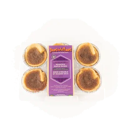 Beat the Wheat Muskoka Butter Tart Maple Raisin 400 g (frozen)