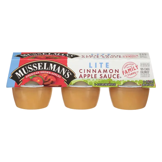Lite Cinnamon Applesauce Cups - 6 ct