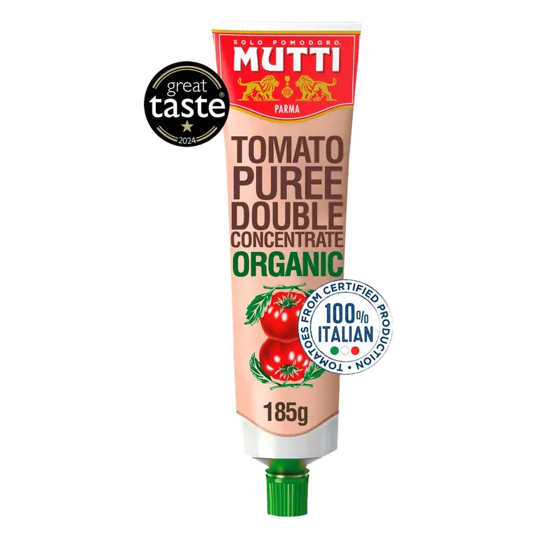 Organic Double Concentrate Tomato Puree 185g
