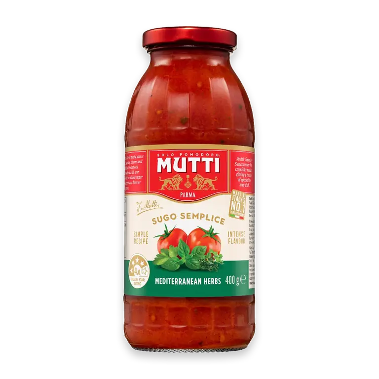 Sugo Semplice Pasta Sauce Mediterranean Herbs