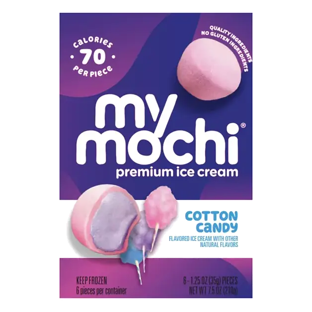 Premium Cotton Candy Flavored Ice Cream