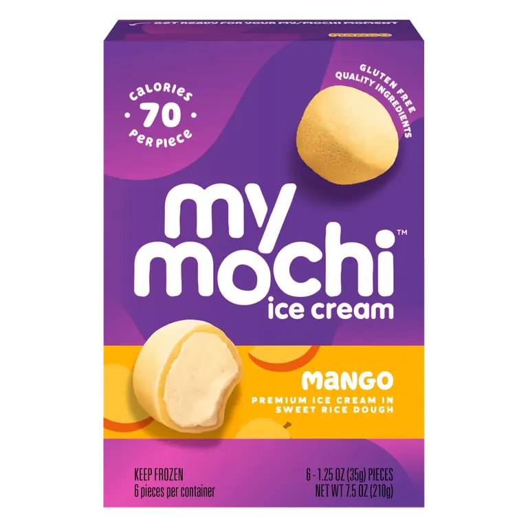 Sweet Mango Premium Mochi Ice Cream in Sweet Rice Dough