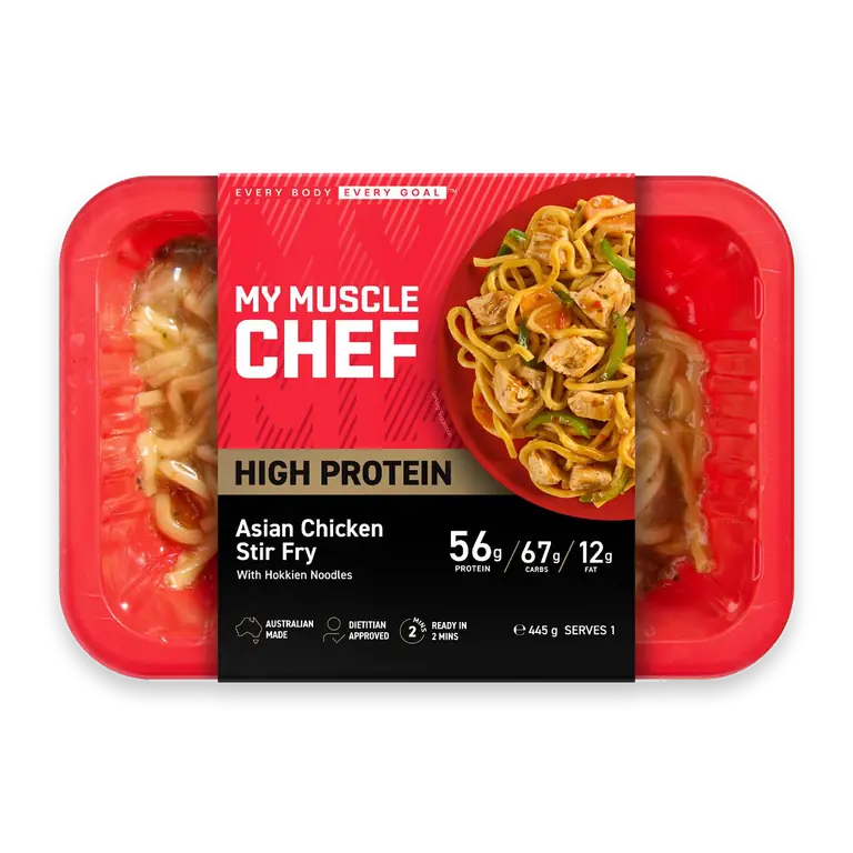 Asian Chicken Stir Fry With Hokkien Noodles