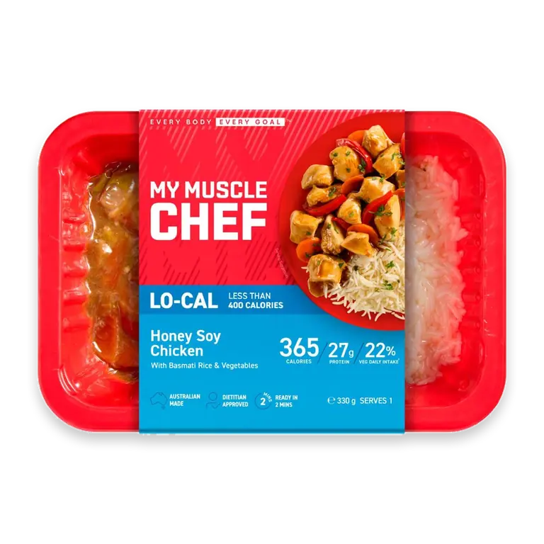 Lo-cal Honey Soy Chicken With Rice & Vegetables