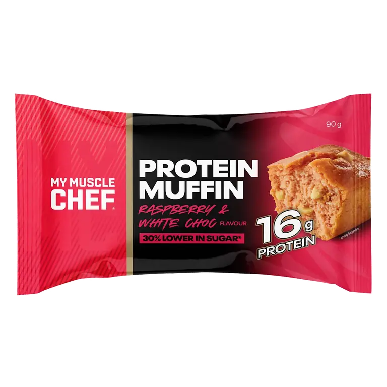 Protein Muffin Raspberry & White Chocolate