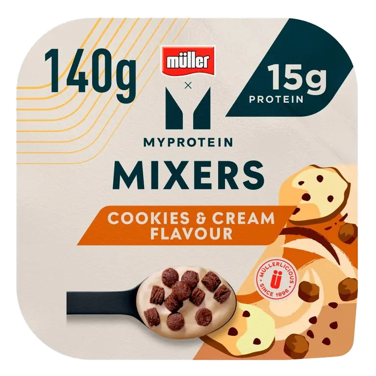 Muller MyProtein Mixers Cookies & Cream Yogurt and Cookie Crunch 140g