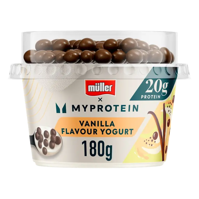 Muller MyProtein Vanilla Yogurt with Chocolate Balls 180g