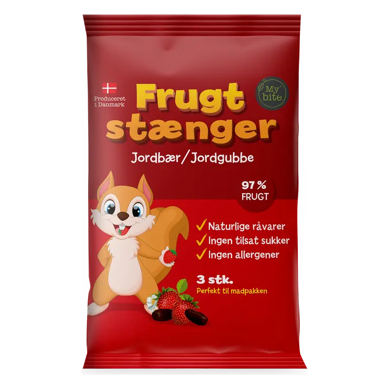 Fruktstänger Jordgubb