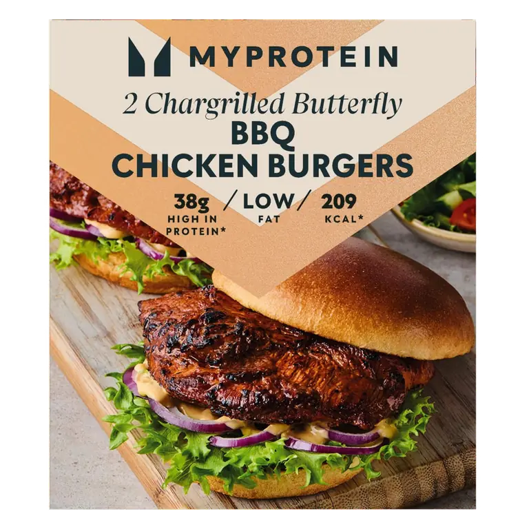 Myprotein 2 Chargrilled Butterfly BBQ Chicken Burgers 300g